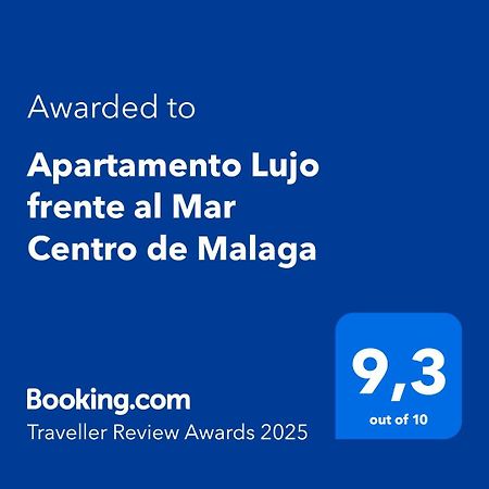 Apartamento Lujo Frente Al Mar Centro De Malaga Bagian luar foto